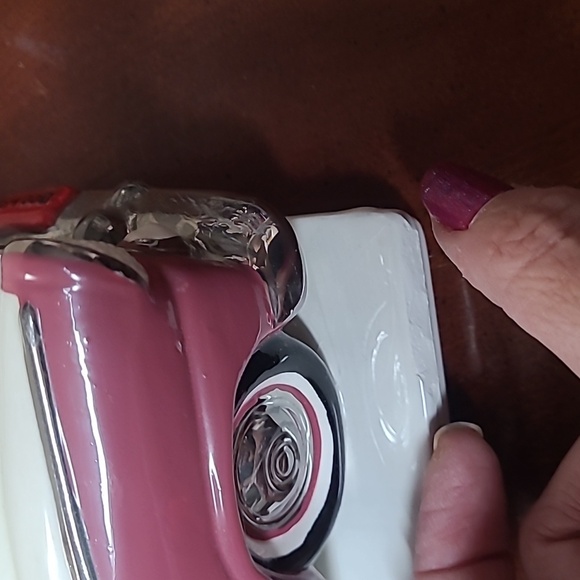 Russ Berrie Pink and Silver Car Accents Decor Bookends - Picture 5 of 9
